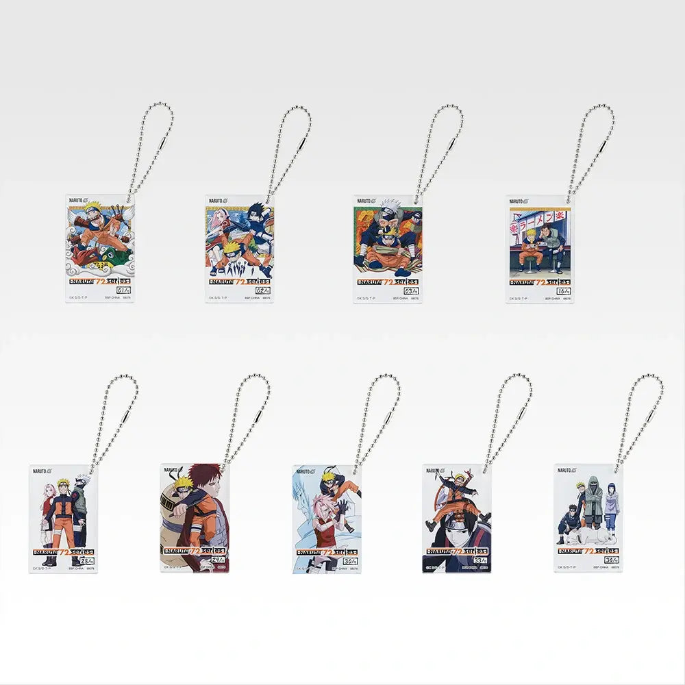 Ichiban Kuji Naruto Shippuden Kazekage Rescue Arc - H Prize Naruto 72 Series Acrylic Charm Complete Set of 9 Types