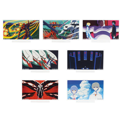 ICHIBAN KUJI NEON GENESIS EVANGELION THE MOVIE AIR/THE END OF EVANGELION - G PRIZE ACRYLIC STAND COMPLETE SET OF 7