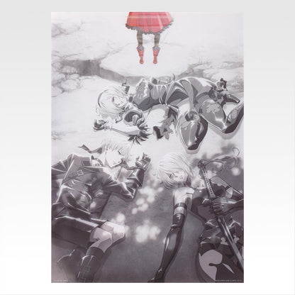Ichiban Kuji Nier Automata Ver 1.1a Glory to Humanity - F Prize Clear Poster Complete Set of 12 Types