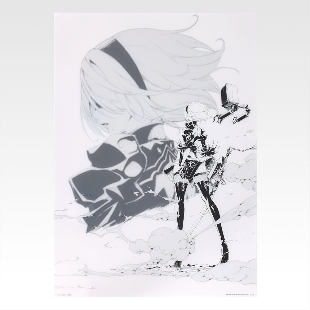 Ichiban Kuji Nier Automata Ver 1.1a Glory to Humanity - F Prize Clear Poster Complete Set of 12 Types