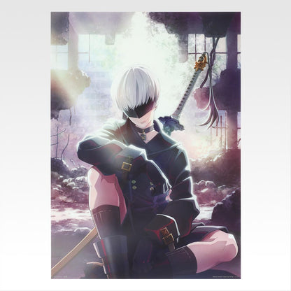 Ichiban Kuji Nier Automata Ver 1.1a Glory to Humanity - F Prize Clear Poster Complete Set of 12 Types