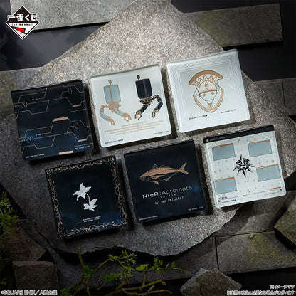 Ichiban Kuji Nier Automata Ver 1.1a Glory to Humanity - G Prize Glass Plate Complete Set of 6 Types
