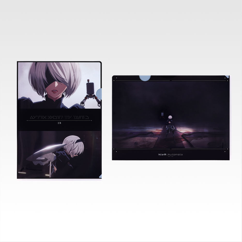 Ichiban Kuji Nier Automata Ver 1.1a Glory to Humanity - H Prize Clear File Set Complete Set of 12 Types