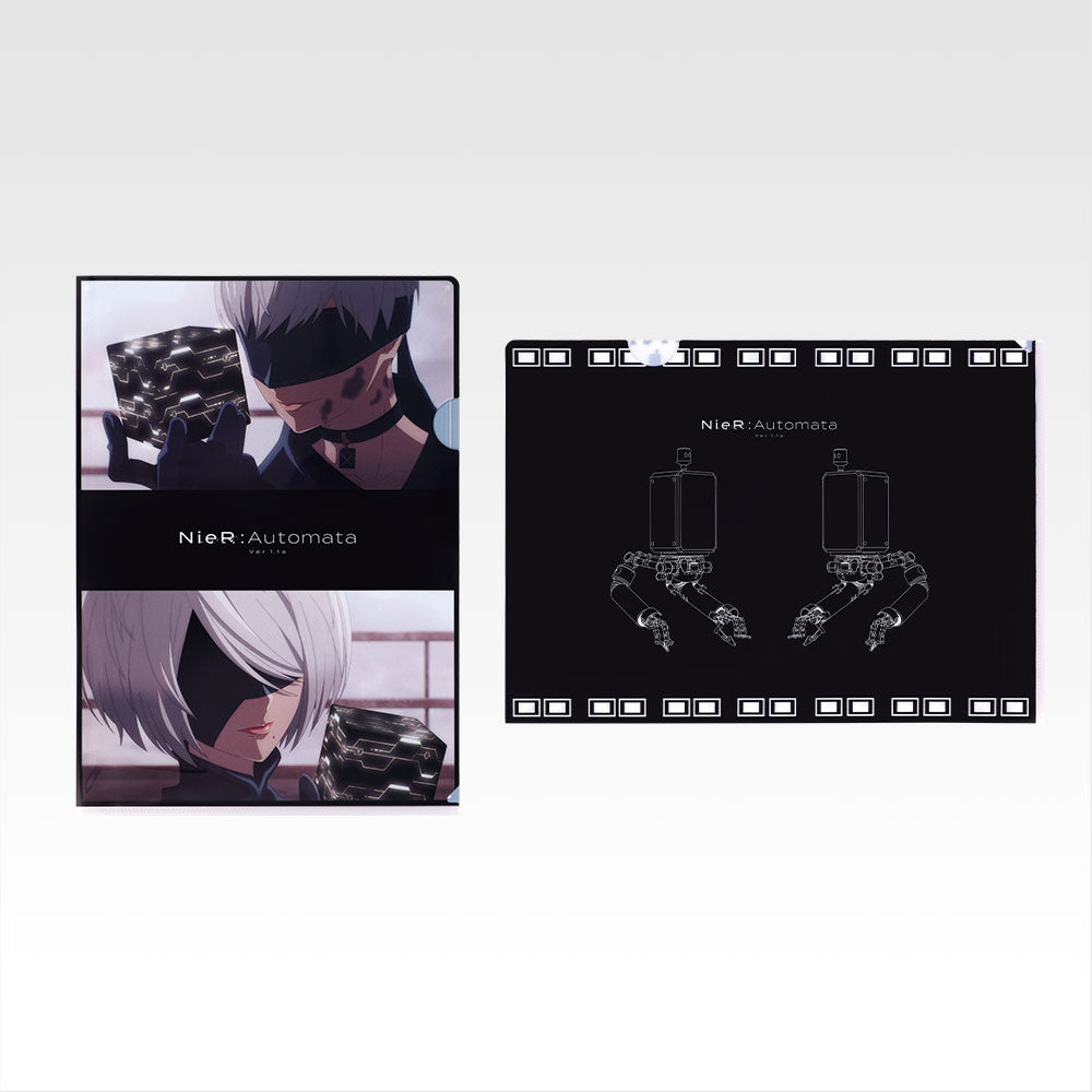 Ichiban Kuji Nier Automata Ver 1.1a Glory to Humanity - H Prize Clear File Set Complete Set of 12 Types