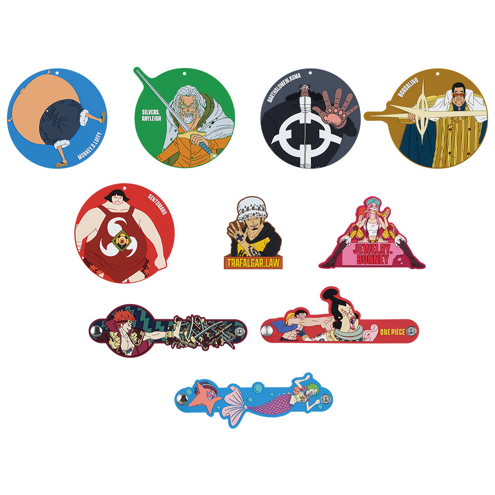 Ichiban Kuji One Piece Beyond the Trials - H Prize Rubber Assortment Complete Set of 10 Types