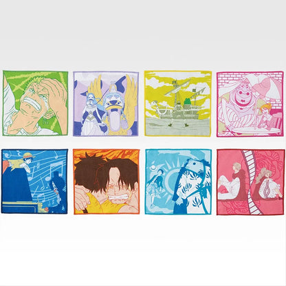 Ichiban Kuji One Piece Dramatic Memories - H Prize Towel Collection Complete Set of 8 Types