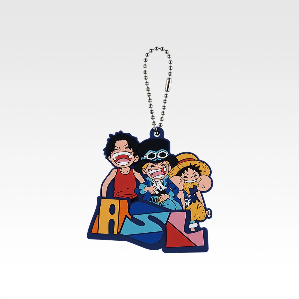 Ichiban Kuji One Piece Dramatic Memories - I Prize Rubber Keychains Complete Set of 8 Types
