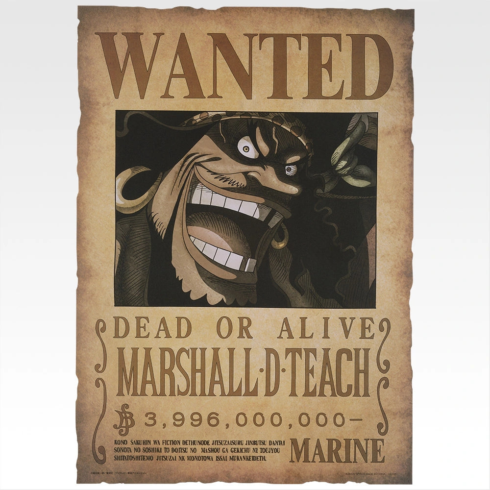 Ichiban Kuji One Piece Elbaf Arc Giant Bash!! Vol.1 - J Prize Wanted Poster Giant Vol.1 Complete Set of 9 Types