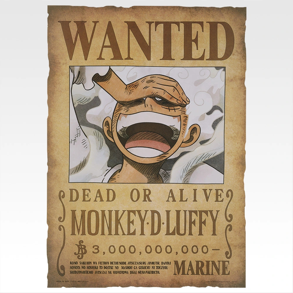 Ichiban Kuji One Piece Elbaf Arc Giant Bash!! Vol.1 - J Prize Wanted Poster Giant Vol.1 Complete Set of 9 Types