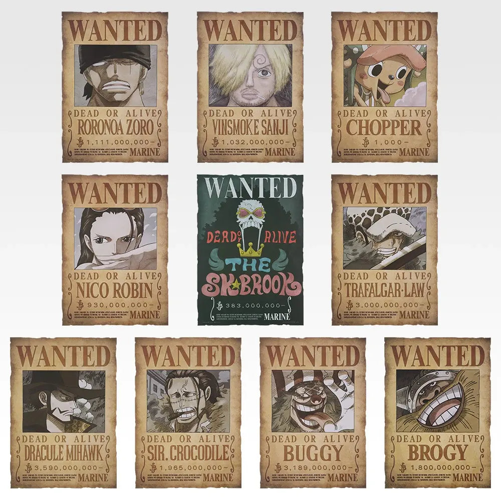 Ichiban Kuji One Piece Elbaf Arc Giant Bash!! Vol. 2 - J Prize Wanted Poster GIANT Vol. 2 (10 Types)