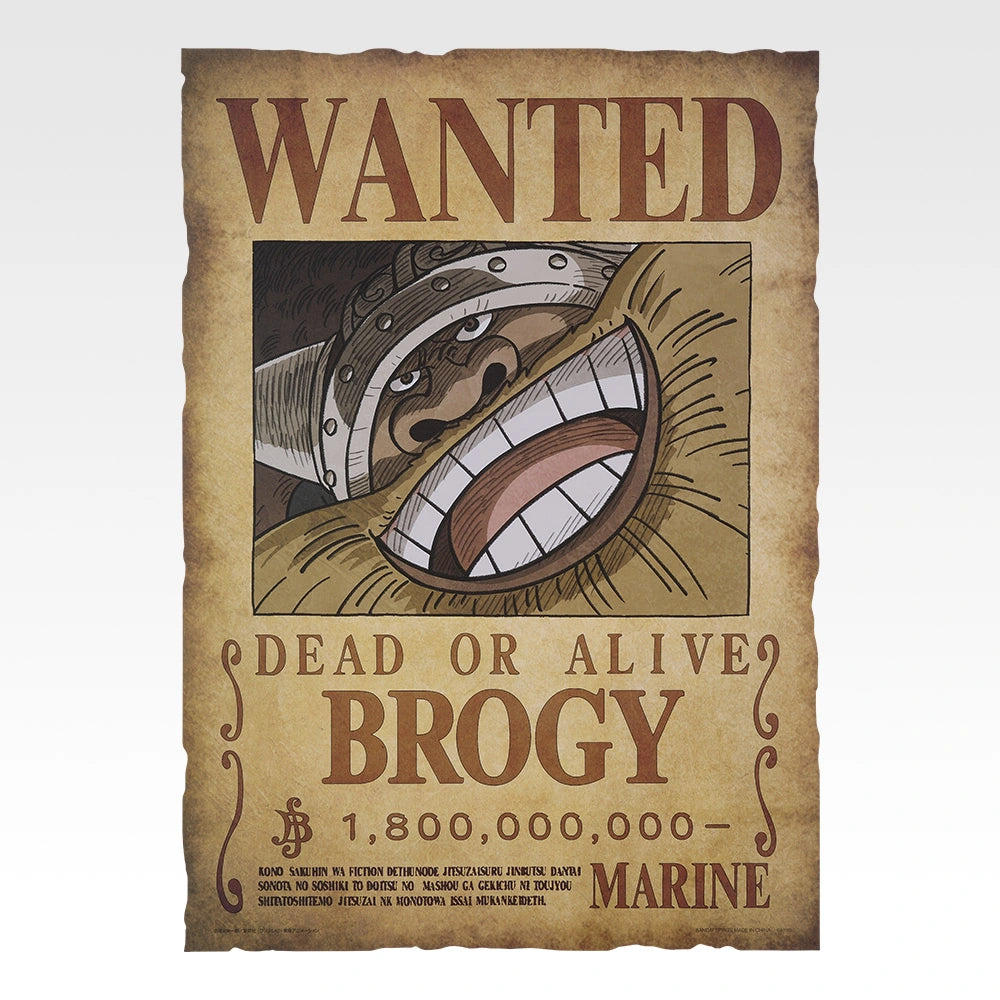 Ichiban Kuji One Piece Elbaf Arc Giant Bash!! Vol. 2 - J Prize Wanted Poster GIANT Vol. 2 (10 Types)