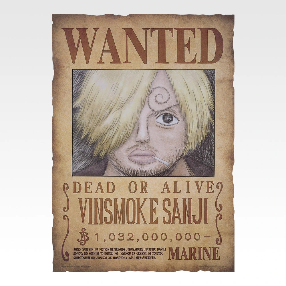Ichiban Kuji One Piece Elbaf Arc Giant Bash!! Vol. 2 - J Prize Wanted Poster GIANT Vol. 2 (10 Types)