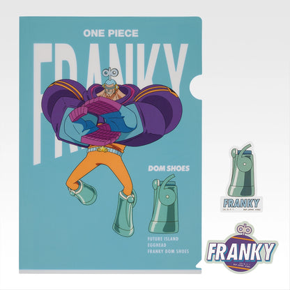 Ichiban Kuji One Piece Future Island Egghead Burst of Energy - K Prize Clear File & Sticker Complete Set of 13 Types