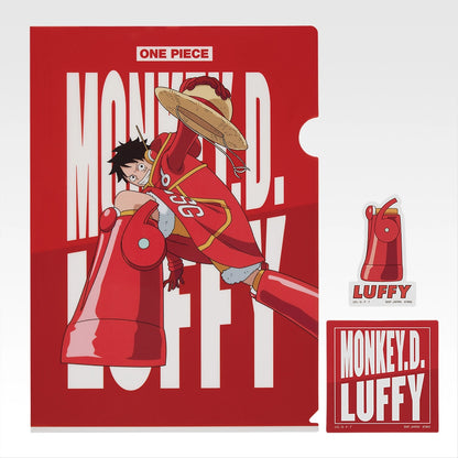 Ichiban Kuji One Piece Future Island Egghead Burst of Energy - K Prize Clear File & Sticker Complete Set of 13 Types