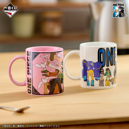 Ichiban Kuji One Piece TV Anime 25th Anniversary - The Road to Pirate King - E Prize : Anniversary Mug - Complete set : 2 types