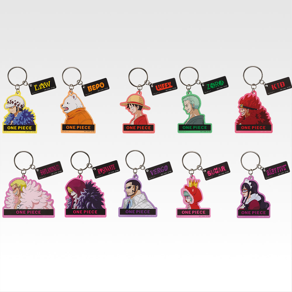 Ichiban Kuji One Piece The Unbreakable Law - I Prize Acrylic Keychain Complete Set of 10 Types