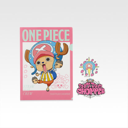 Ichiban Kuji One Piece The Unbreakable Law - J Prize Clear File and Sticker Complete Set of 10 Types