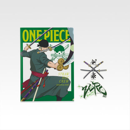 Ichiban Kuji One Piece The Unbreakable Law - J Prize Clear File and Sticker Complete Set of 10 Types