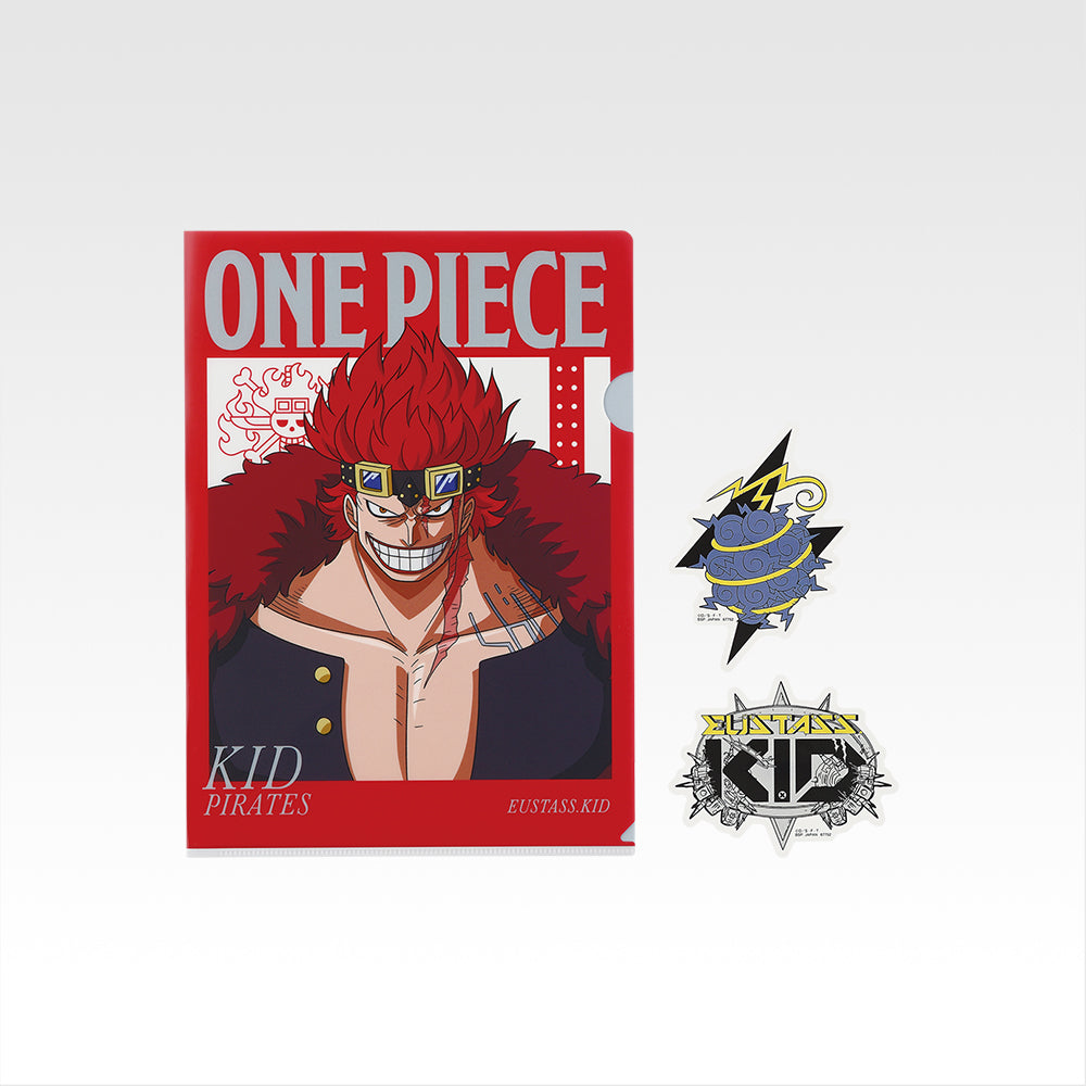 Ichiban Kuji One Piece The Unbreakable Law - J Prize Clear File and Sticker Complete Set of 10 Types