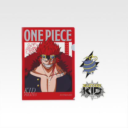 Ichiban Kuji One Piece The Unbreakable Law - J Prize Clear File and Sticker Complete Set of 10 Types
