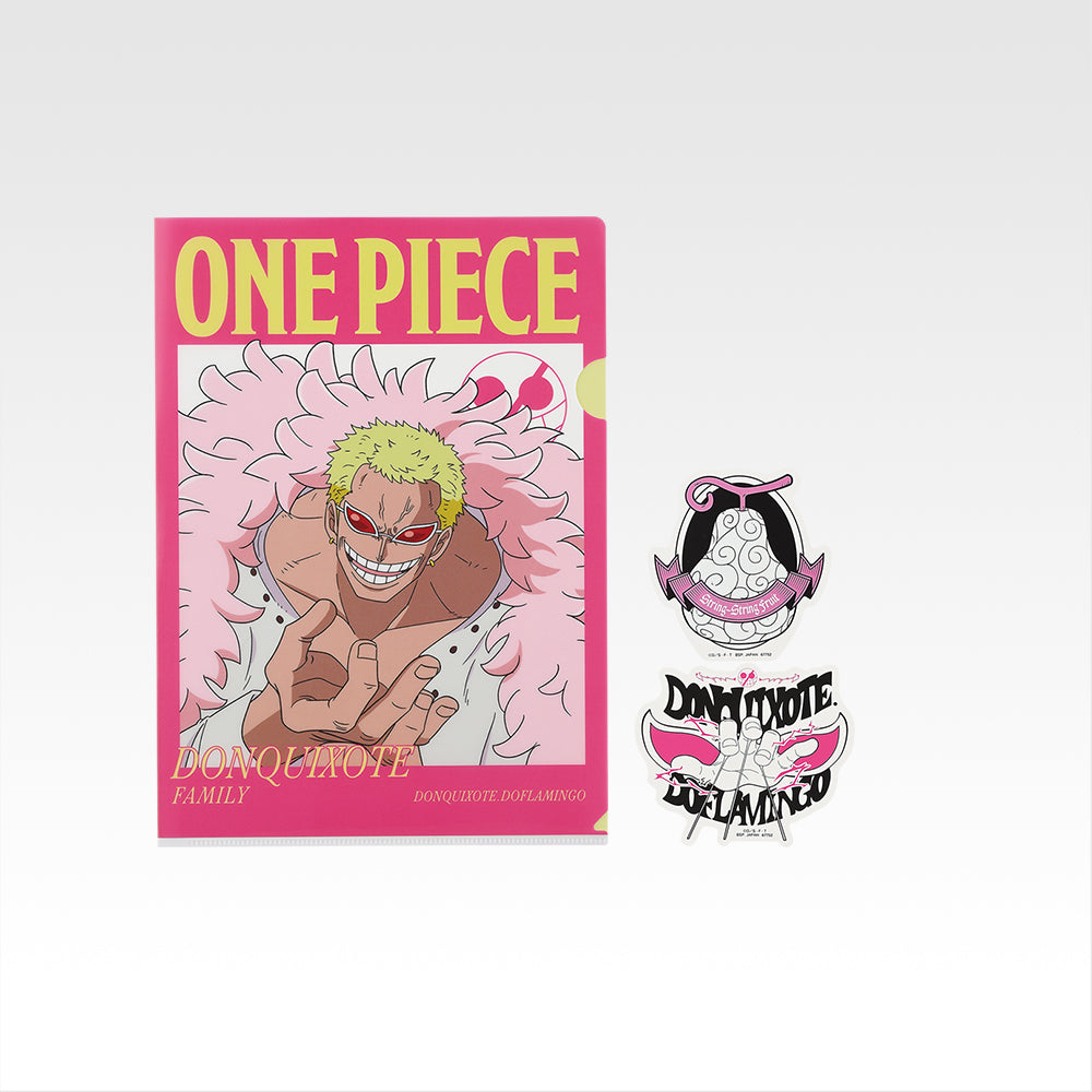 Ichiban Kuji One Piece The Unbreakable Law - J Prize Clear File and Sticker Complete Set of 10 Types