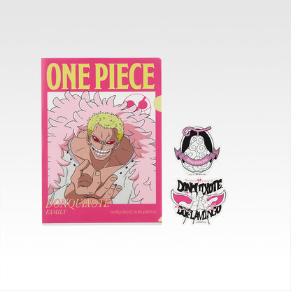 Ichiban Kuji One Piece The Unbreakable Law - J Prize Clear File and Sticker Complete Set of 10 Types
