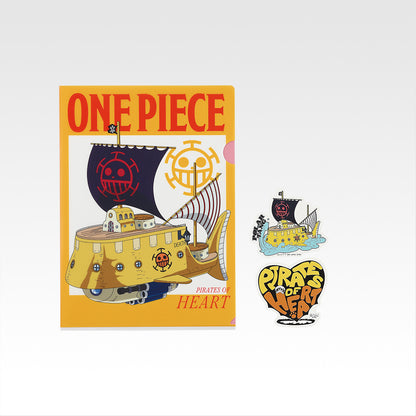 Ichiban Kuji One Piece The Unbreakable Law - J Prize Clear File and Sticker Complete Set of 10 Types