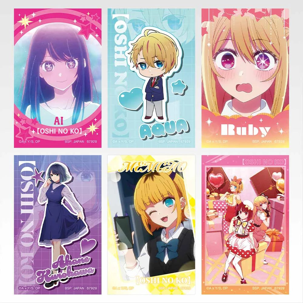 Ichiban Kuji Oshi no Ko Bouquet of Dreams - I Prize Hologram Stickers Set Complete Set of 10 Types