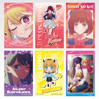 Ichiban Kuji Oshi no Ko Bouquet of Dreams - I Prize Hologram Stickers Set Complete Set of 10 Types