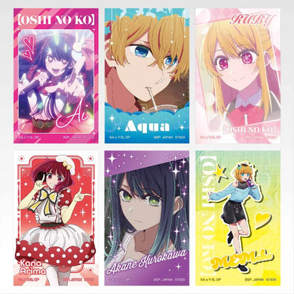 Ichiban Kuji Oshi no Ko Bouquet of Dreams - I Prize Hologram Stickers Set Complete Set of 10 Types