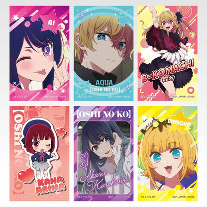 Ichiban Kuji Oshi no Ko Bouquet of Dreams - I Prize Hologram Stickers Set Complete Set of 10 Types