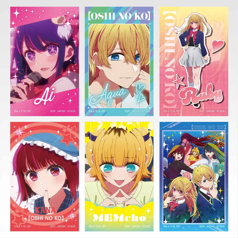 Ichiban Kuji Oshi no Ko Bouquet of Dreams - I Prize Hologram Stickers Set Complete Set of 10 Types