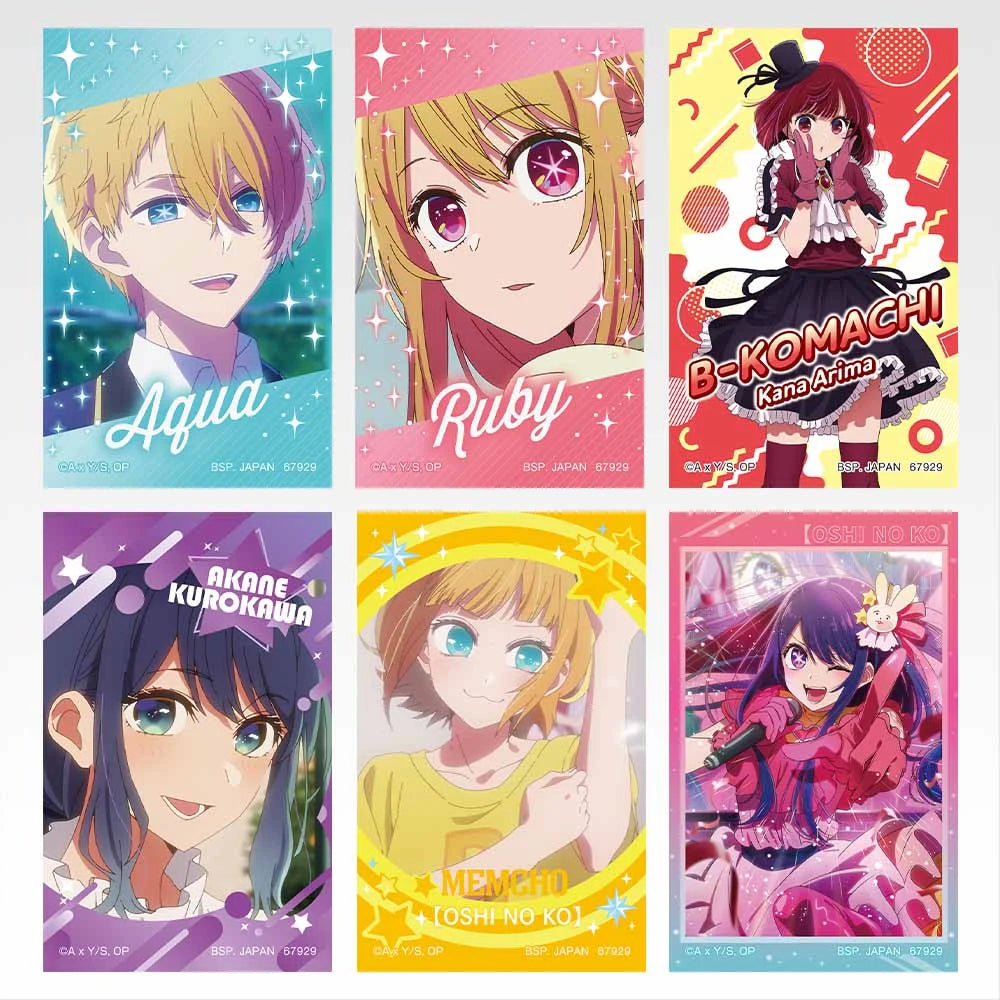 Ichiban Kuji Oshi no Ko Bouquet of Dreams - I Prize Hologram Stickers Set Complete Set of 10 Types