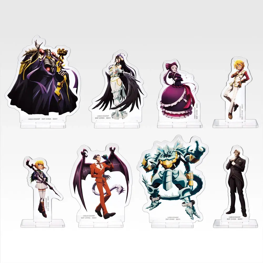 Ichiban Kuji Overlord - F Prize Acrylic Stand Complete Set of 8 Types