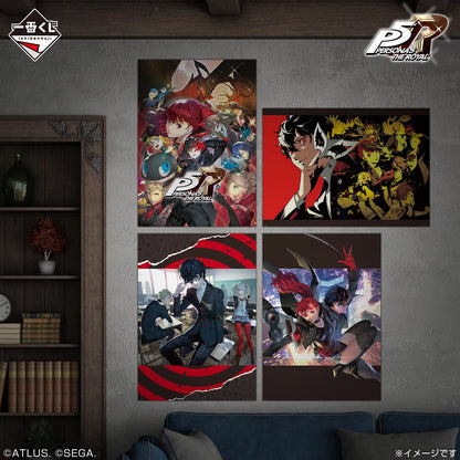 Ichiban Kuji Persona 5 Royal - D Prize Poster Complete Set of 4 Types