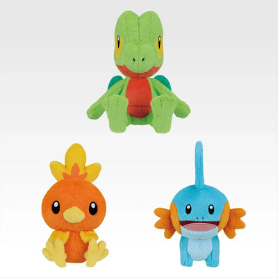 Ichiban Kuji Pokemon 30th Anniversary Vol. 1 - E Prize Hoenn Region's Three Departing Pokémon Plush Toys (3 Types)
