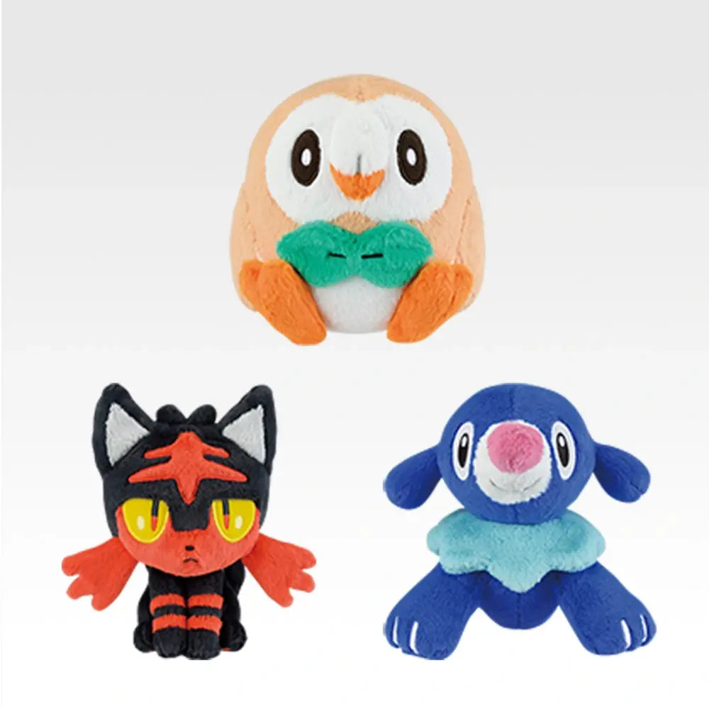 Ichiban Kuji Pokemon 30th Anniversary Vol. 2 - E Prize Alola Region's Three Departing Pokémon Plush Toys (3 Types)