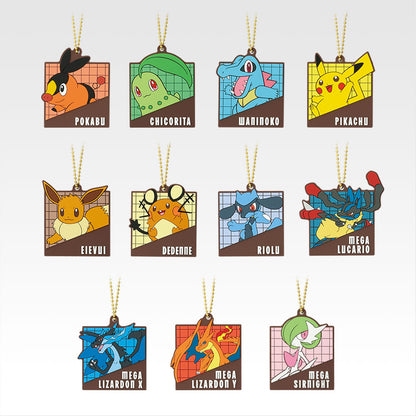 Ichiban Kuji Pokemon Collection 2025 Let's Go For a Walk - G Prize Rubber Charm Collection Complete Set of 11 Types