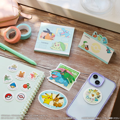 Ichiban Kuji Pokemon Collection 2025 Let's Go For a Walk - H Prize Stationery Collection Complete Set of 6 Types