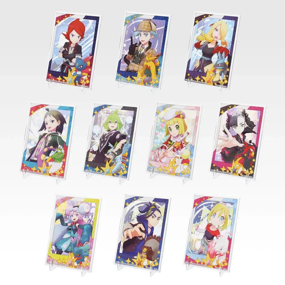 Ichiban Kuji Pokemon Masters EX 7th Anniversary - E Prize Memorial Photo Mini Art Board Complete Set Of 10 Types