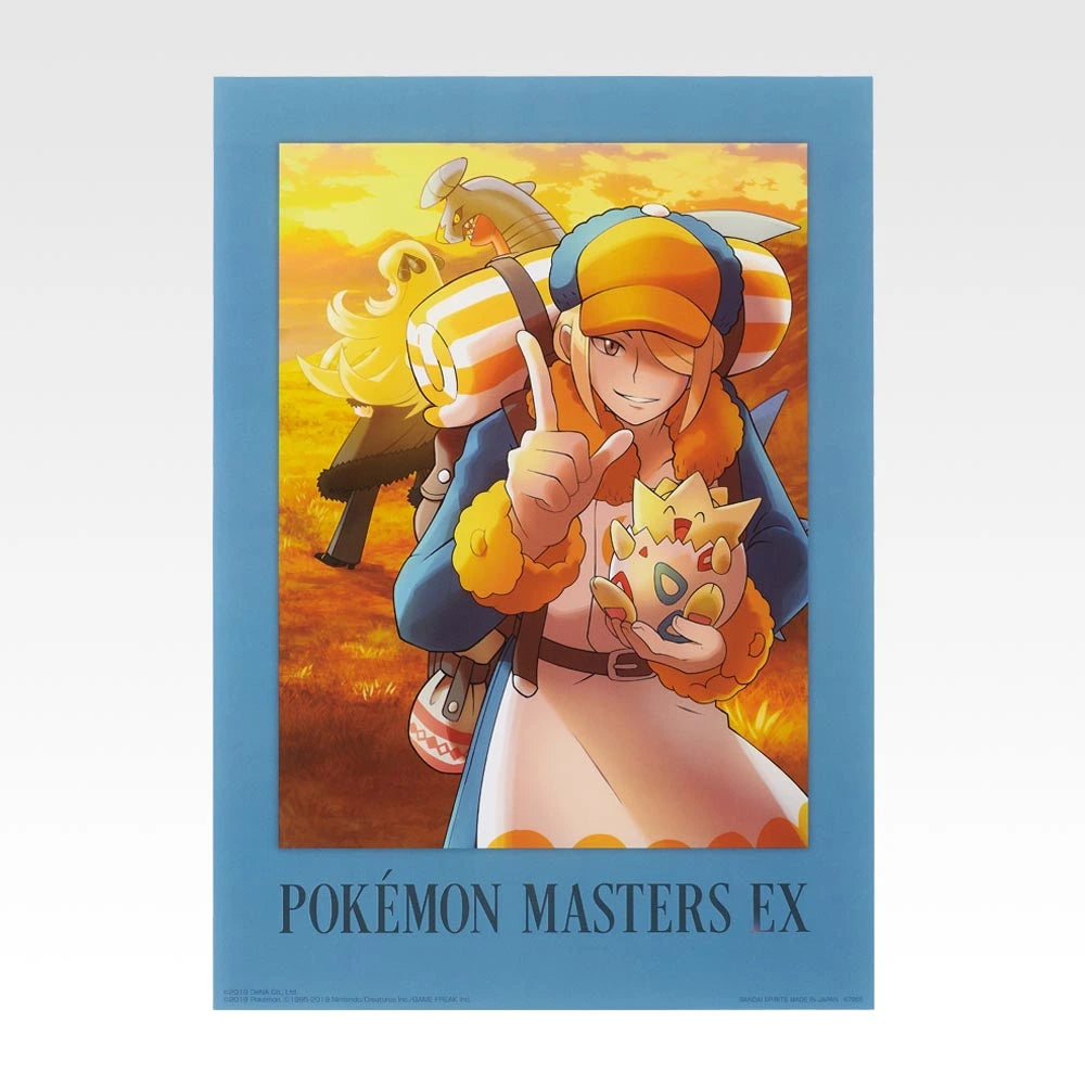 Ichiban Kuji Pokemon Masters EX 7th Anniversary - F Prize Pokemon Masters Art Clear Poster (22 Types)