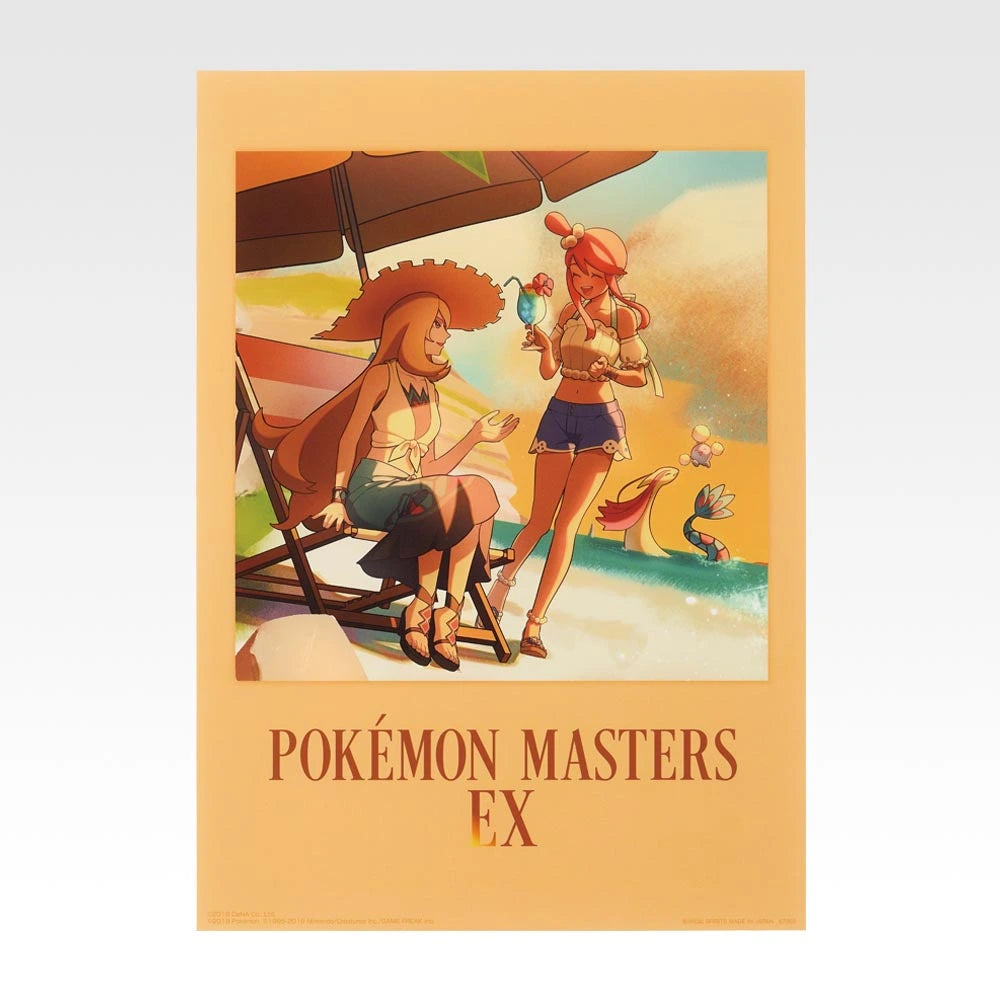 Ichiban Kuji Pokemon Masters EX 7th Anniversary - F Prize Pokemon Masters Art Clear Poster (22 Types)