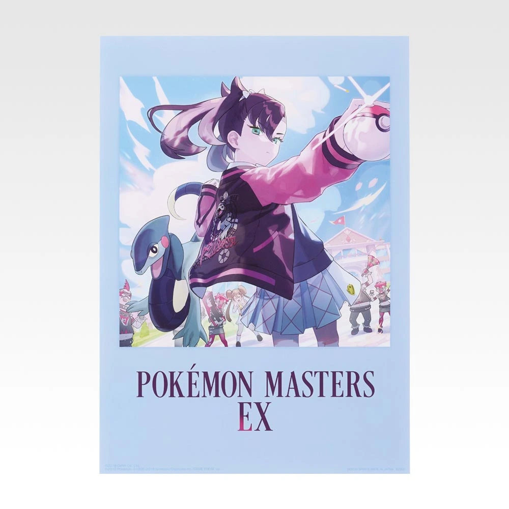 Ichiban Kuji Pokemon Masters EX 7th Anniversary - F Prize Pokemon Masters Art Clear Poster (22 Types)