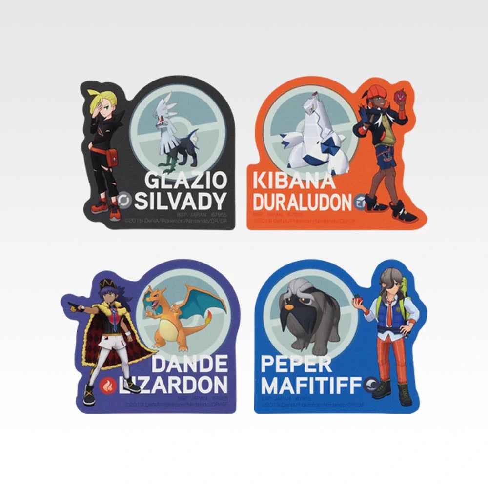 Ichiban Kuji Pokemon Masters EX 7th Anniversary - G Prize Buddies Stickers Collection Complete Set Of 10 Types