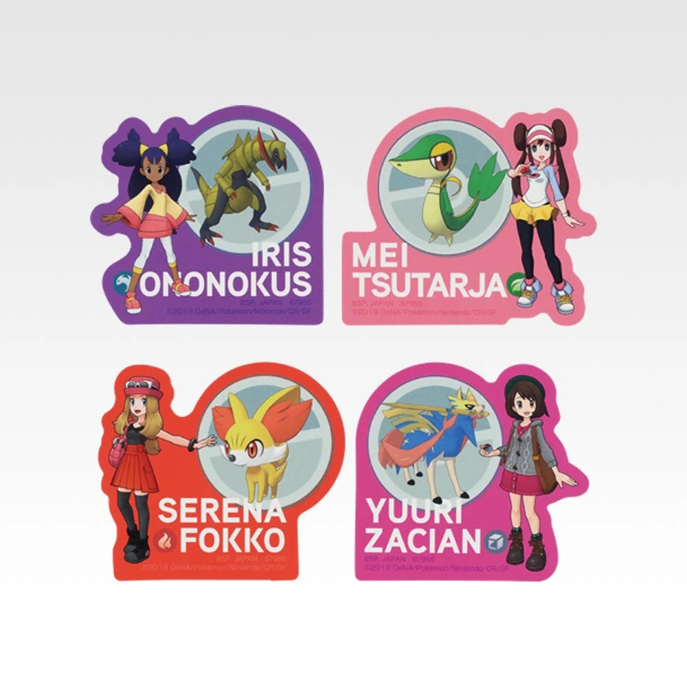 Ichiban Kuji Pokemon Masters EX 7th Anniversary - G Prize Buddies Stickers Collection Complete Set Of 10 Types
