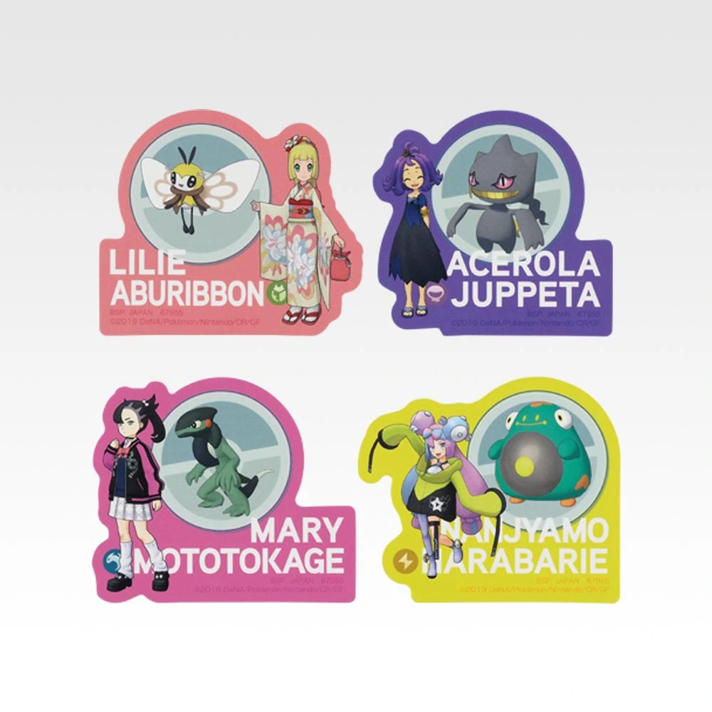 Ichiban Kuji Pokemon Masters EX 7th Anniversary - G Prize Buddies Stickers Collection Complete Set Of 10 Types