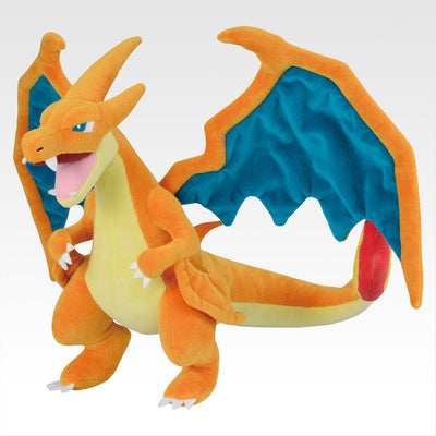 Ichiban Kuji Pokemon Mega Evolution - B Prize Mega Charizard Y Plush Toy