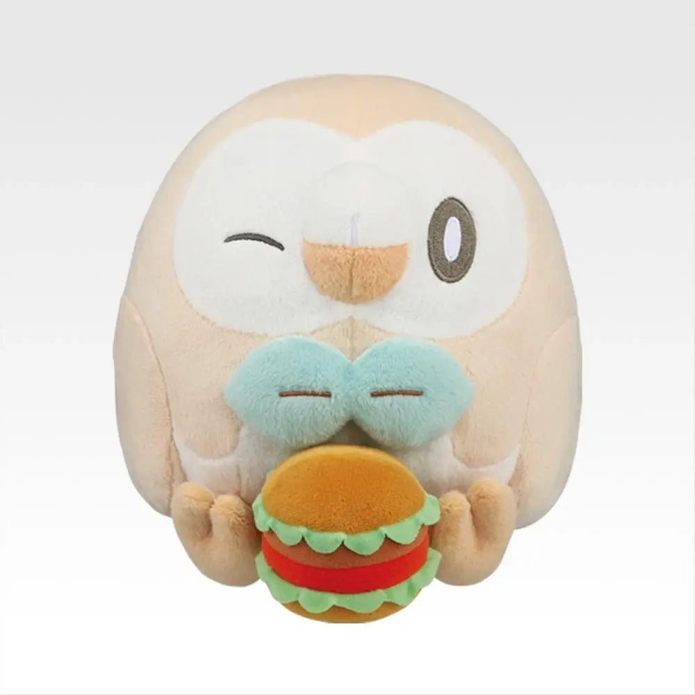 Ichiban Kuji Pokemon Poke Pieces Welcome to the PEACE Diner - C Prize Rowlet Plush Toy