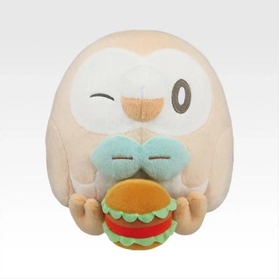 Ichiban Kuji Pokemon Poke Pieces Welcome to the PEACE Diner - C Prize Rowlet Plush Toy