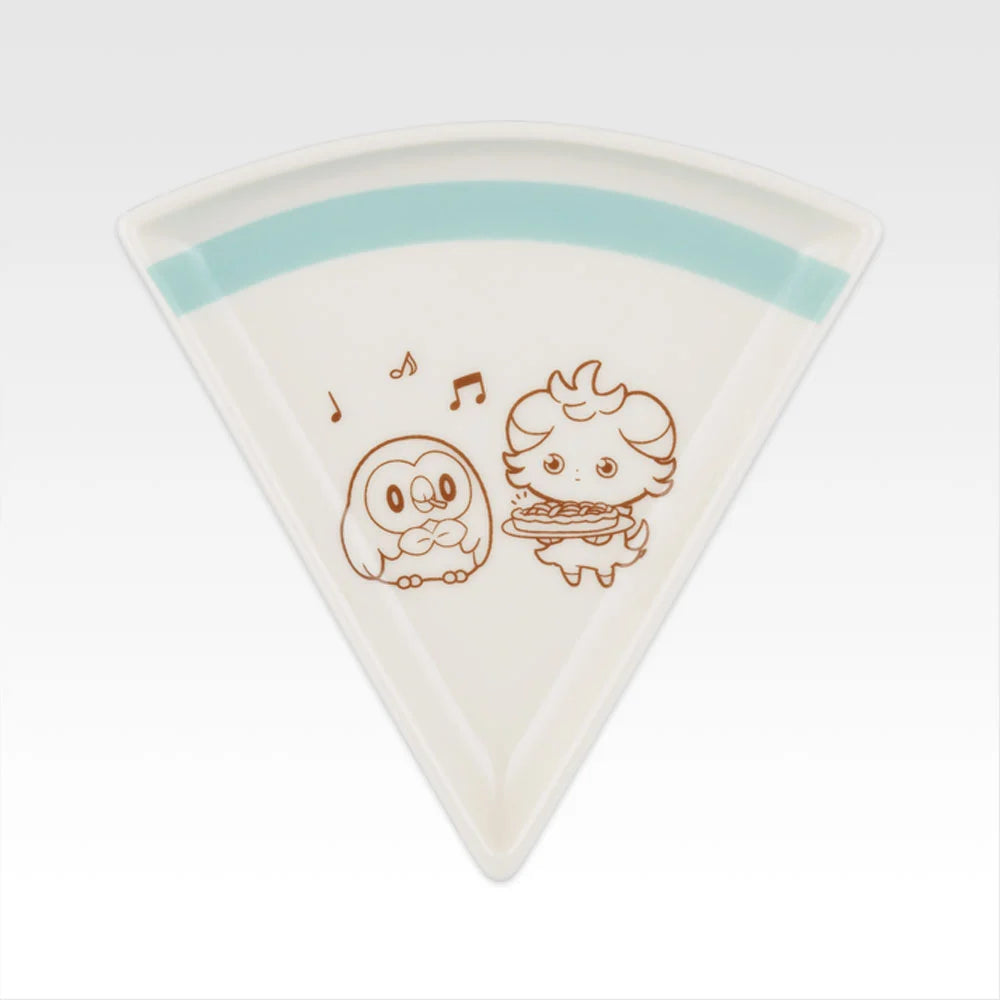 Ichiban Kuji Pokemon Poke Pieces Welcome to the PEACE Diner - G Prize Pizza-shaped Plate Complete Set of 6 Types